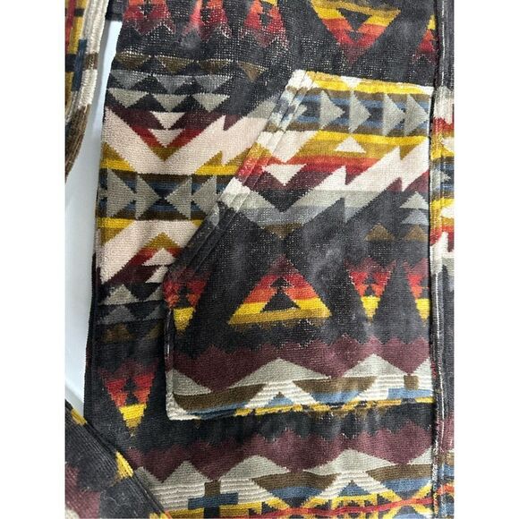 NWT Pendleton Solstice Patterned Long Sleeve Terry Velour Robe Unisex Size S/M - Picture 11 of 13